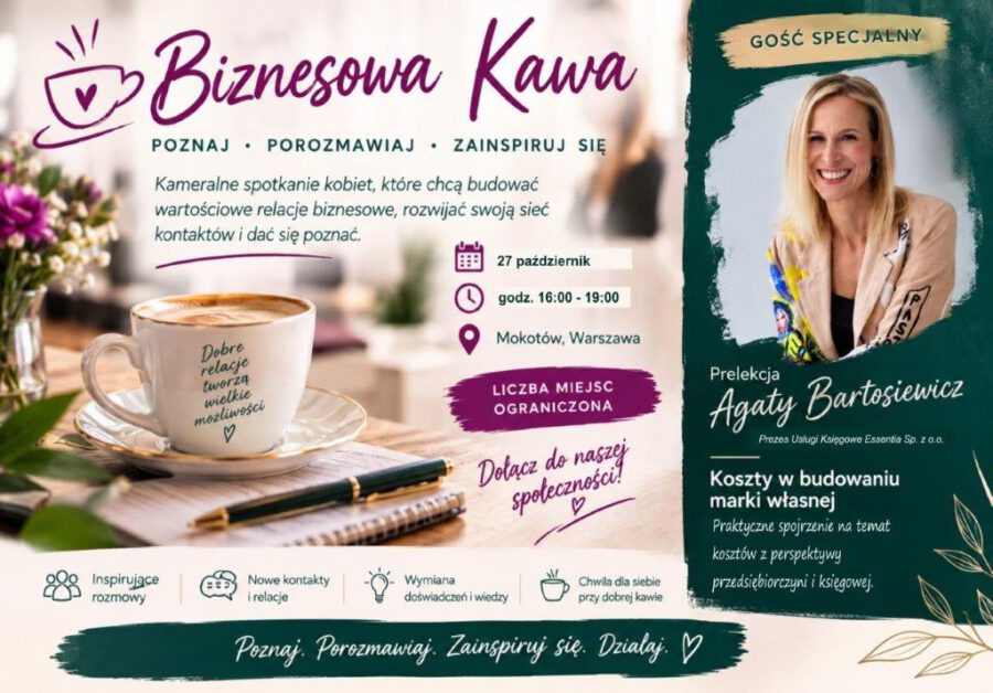 Biznesowa Kawa "Koszty w budowaniu marki własnej"